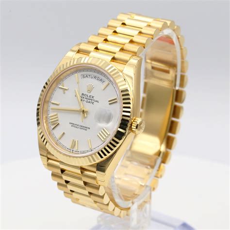 rolex gold watches 40mm.